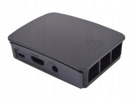 Korpusas Raspberry Pi 3B+/3B, juodai pilkas, ORIGINAL