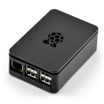 Korpusas Raspberry Pi 3B+/3B/2B RS Pro Plus, juodas, su logotipu