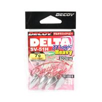 Decoy SV-51H Jig Head Delta Magic Heavy Dydis 3 , 1/4 oz (2814) black