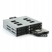 Kietųjų diskų valdymo modulis Fantec MR-SA1262-12G, 6 x 2.5" SAS 12G/SATA 6G