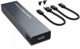 M.2 NVMe/SATA PCIe SSD adapteris į USB-C Gen2