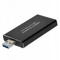 MSATA į USB 3.0 SSD adapterio dėklas