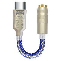 3,5 mm ausinių stiprintuvas USB Type C CX31993 HiFi DAC IEM AMP Mobiliojo telefono adapteris Kompaktiška aukštos kokybės garso sąsaja Ausinių stiprintuvas SNR128DB PCM