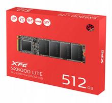 SSD diskas Adata XPG SX6000 Lite 512GB, M.2 2280, PCIe Gen3x4, NVMe 1.3