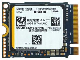 SSD diskas M.2 256GB KIOXIA BG5 2230 KBG50ZNS256G, tinkamas Steam Deck ir nešiojamam kompiuteriui
