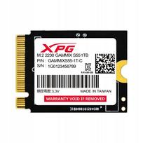 Vidinis SSD diskas ADATA XPG GAMMIX S55 1TB, PCIe Gen4x4, M.2 2230, 3D NAND