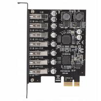 Kompiuterio PCI/PCIe adapteris su 7 USB 3.2 jungtimis