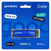 SSD diskas GOODRAM Core 500GB M.2 PCIe 3D NAND Flash Gen. 5