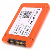 SSD diskas 2,5" SATA III 1TB, 3D NAND, oranžinis