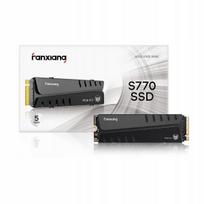 SSD diskas Fanxiang S770 500GB, M.2 PCIe 4.0x4, NVMe 2280, 7400MB/s, su radiatorium, tinka PS5