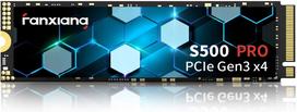 SSD diskas Fanxiang S500Pro 256GB, M.2 2280, PCIe Gen3x4, NVMe, 2800/1350MB/s