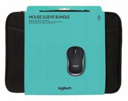 Bevielė pelė Logitech M185 ir 16" nešiojamojo kompiuterio krepšys