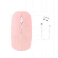 Belaidė kompiuterio pelė CTMM, rožinė, Bluetooth