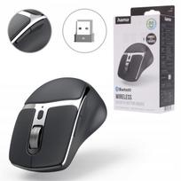 Belaidė pelė Hama WM-800, tyliai veikianti, Bluetooth, USB, 2.4GHz, 3200 dpi