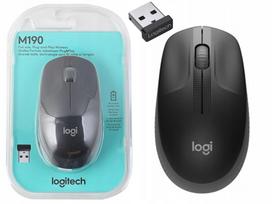 Belaidė pelė Logitech M190, juoda, didelė