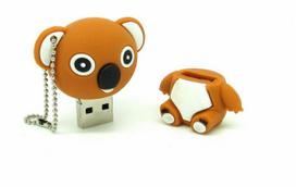 USB atmintukas 16GB, 3.0, rudas “Koala”, IS PL24H