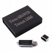 Odinė USB atmintinė 2GB su magnetine dėžute ir logotipo graviravimu