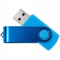 USB atmintinė 16GB TWISTER, mėlyna, 3.0