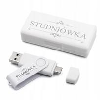 USB atmintukas TWISTER BOX 8GB, USB-C, tinkamas graviravimui, dovanai krikštynoms, komunijai, vestuvėms