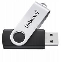 USB atmintinė Intenso Office Line 128GB, USB 3.2, sidabrinė