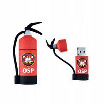 USB atmintinė 32GB, gesintuvo formos, 50 vnt., su Jūsų logotipu