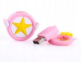 USB atmintukas vaikams 16GB, rožinis, Nr. 703