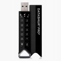 Apsaugota „DatAshur PRO2“ 512GB USB 3.2 atmintinė, AES 256 bitų šifravimas