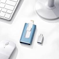 Slanki aliuminio USB atmintinė 256GB, greitas duomenų perdavimas