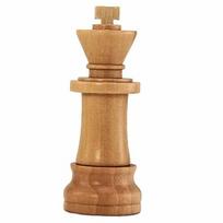 USB atmintinė 8GB, medinė, ruda, CHESS KING, dovanų dėžutėje