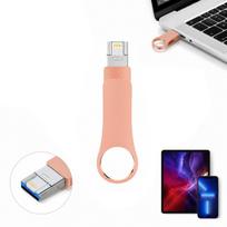 512GB USB atmintinė 4 viename: Type-C, Lightning, Micro-USB, OTG, Android, PC