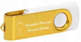 USB atmintinė 128GB, USB 3.0, su pirmosios komunijos ženklu, 10 vnt.