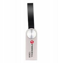 USB atmintinė 128GB Forcell F-Data Metal sidabrinė, USB 3.2 Gen 1