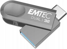 USB atmintinė Emtec D280 32GB, USB-A ir USB-C, 3.2 Gen 2, 80MB/s