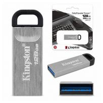 USB atmintinė Kingston DT Kyson, 128GB, USB 3.0, metalinė