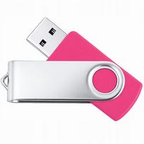 USB atmintinė TWISTER 128GB, rožinė, USB 2.0