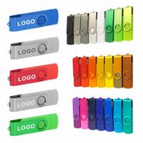 USB atmintinė 128GB, USB 2.0 ir USB-C, su logotipu, 10 vnt.