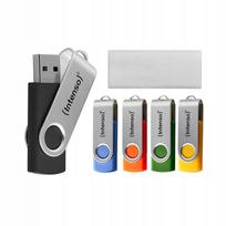 USB atmintukai Intenso Basic Line 4GB, 20 vnt., mišrios spalvos
