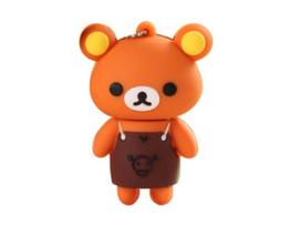 USB atmintinė 16GB Rilakkuma meškiukas rudas