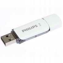 USB atmintinė Philips FM32FD70E, 32GB, balta, USB 2.0