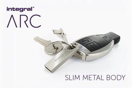 Metalinė USB atmintinė Integral 32GB, USB 2.0
