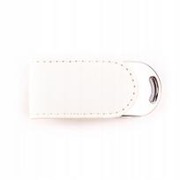 Metalinė USB atmintinė su oda, 32GB, USB 2.0, su graviravimu