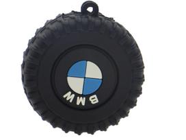 USB atmintinė 16GB 3.0, juoda, su BMW logotipu (rato dizainas)