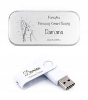 USB atmintinė 128GB su graviravimu, Pirmosios komunijos atminimui, dėžutėje