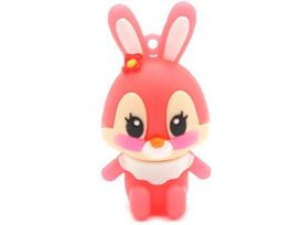 USB atmintinė 16GB, 3.0, rožinė, Bunny