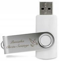 USB atmintinė 2GB su graviravimu, 10 vnt. rinkinys, krikštynoms