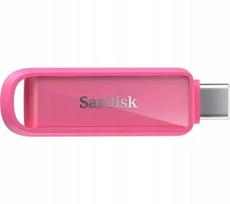 USB atmintinė SANDISK 256GB, USB 3.2, Type C, rožinė