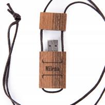 USB atmintinė 128GB 3.0 su raišteliu ir vardiniu graviravimu