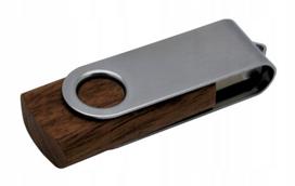 USB atmintinė su graviravimu, 1GB, tamsi mediena