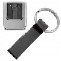 USB atmintinė 32GB, juoda, su raktų pakabuku dėžutėje