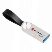 USB atmintinė Forcell f-data 64GB, USB 3.2, sidabrinė
